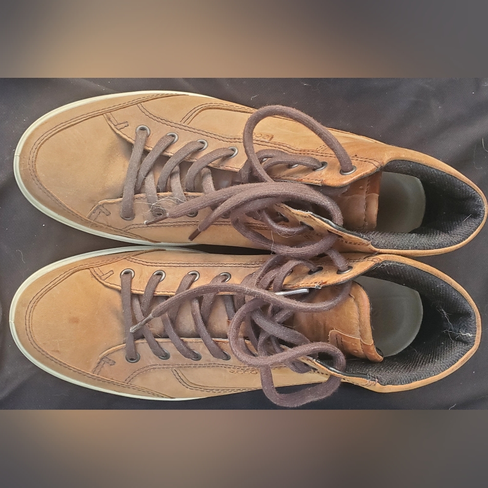 ECCO Men's Leather Shoes Size 11 Used